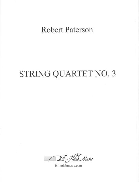 String Quartet No. 3 (2019-2020).