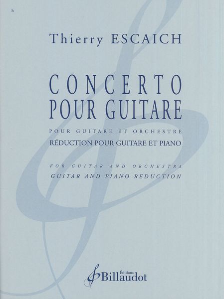 Concerto Pour Guitare : Pour Guitare et Orchestre - reduction Pour Guitare et Piano.