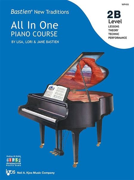 Bastien New Traditions: All In One Piano Course - Level 2-B.