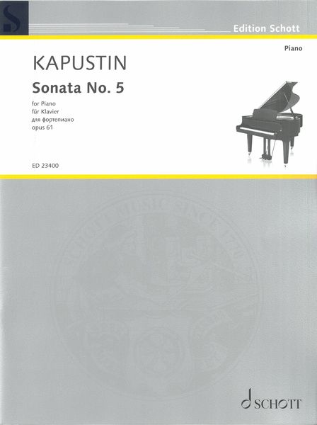 Sonata No. 5, Op. 61 : For Piano (1991).