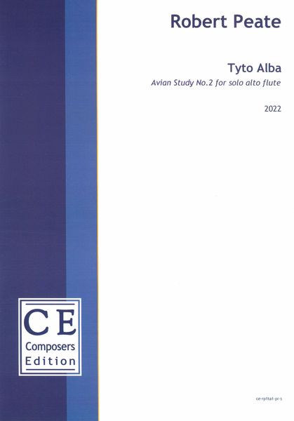 Tyto Alba - Avian Study No. 2 : For Solo Alto Flute (2022).