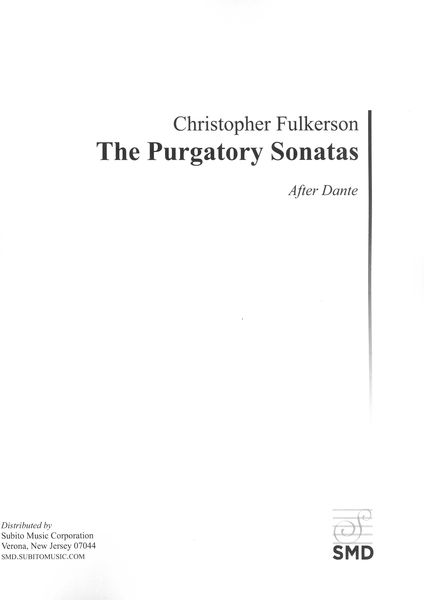 Purgatory Sonatas : After Dante (1988).