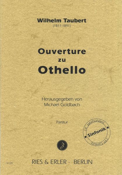 Ouverture Zu Othello / edited by Michael Goldbach.