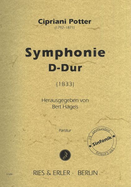 Symphonie D-Dur (1833) / edited by Bert Hagels.