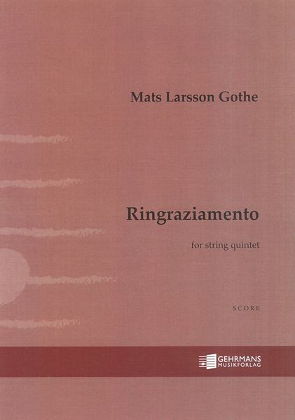 Ringraziamento : For String Quintet (2022).