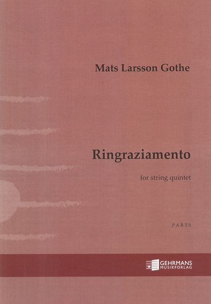 Ringraziamento : For String Quintet (2022).