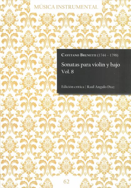 Sonatas Para Violín Y Bajo, Vol. 8 / edited by Raúl Angulo Díaz.