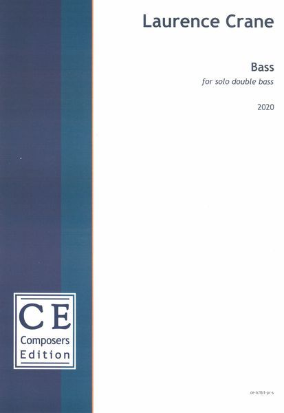 Bass : For Solo Double Bass (2020).