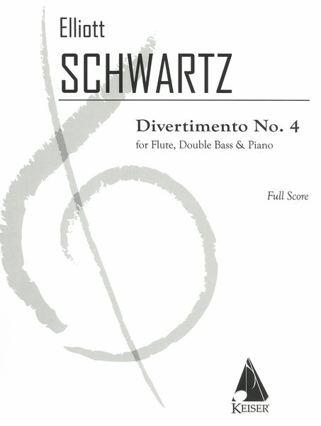 Divertimento No. 4 : For Flute, Double Bass and Piano.