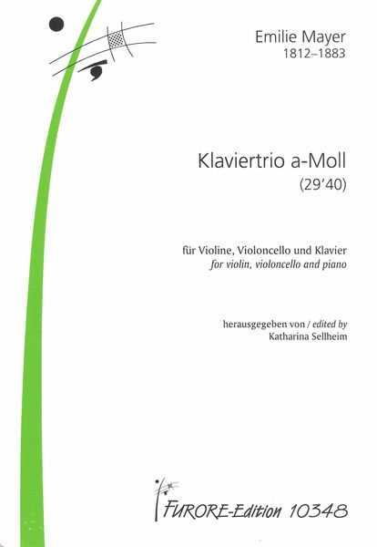 Klaviertrio A-Moll : Für Violine, Violoncello und Klavier / edited by Katharina Sellheim.