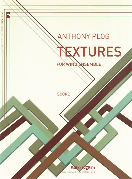 Textures : For Wind Ensemble (2010).