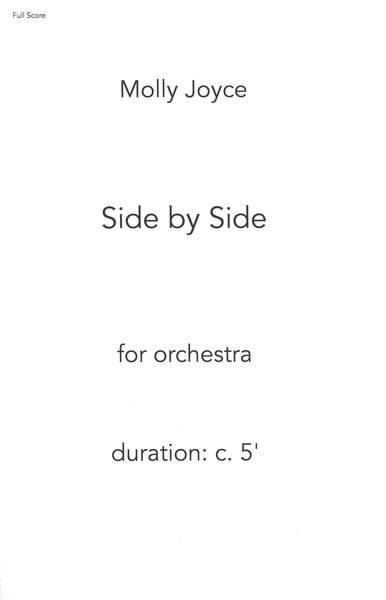 Side by Side : For Orchestra.