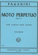 Moto Perpetuo, Op. 11 : For Violin and Piano.