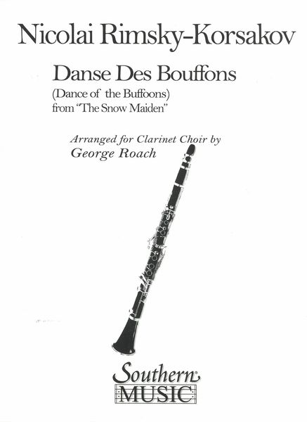 Danse Des Bouffons : For Clarinet Choir / arr. Lucien Calliet.