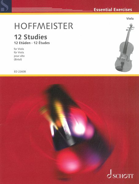 12 Studies : For Viola / edited by Wolfgang Birtel.