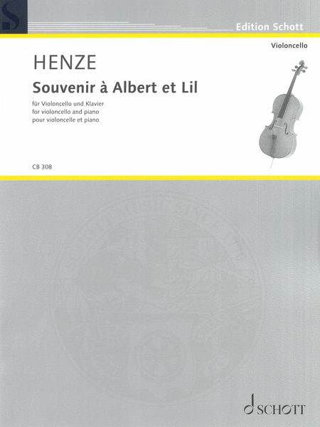 Souvenir à Albert et Lil : Für Violoncello et Klavier (1950).