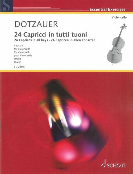 24 Capricci In Tutti Tuoni, Op. 35 : For Violoncello / edited by Tobias Bonz.