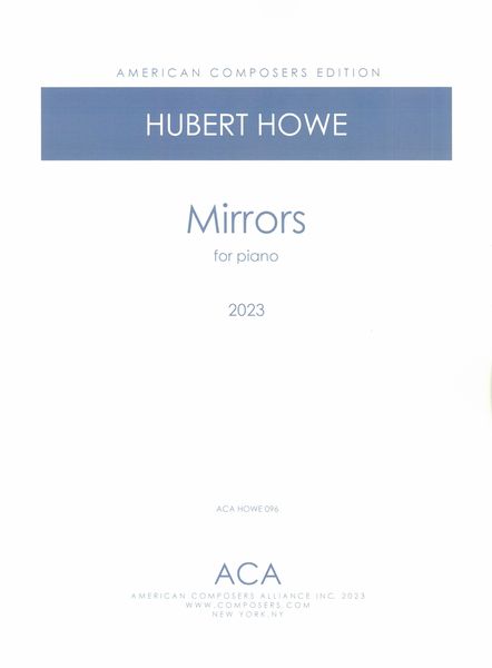 Mirrors : For Piano (2023).