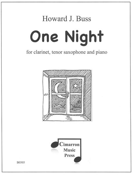 One Night : For Clarinet, Tenor Saxophone and Piano.