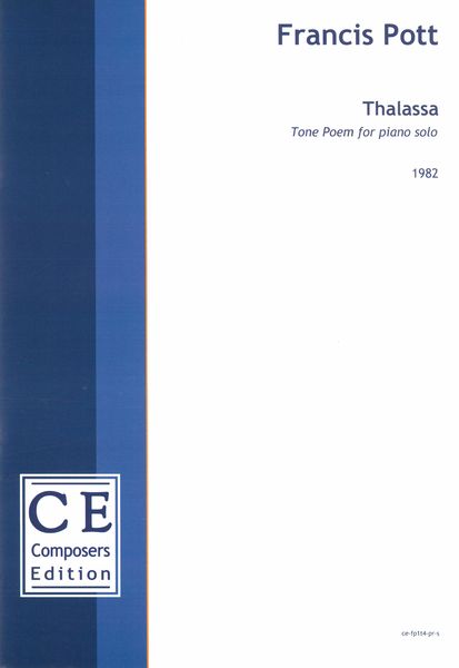 Thalassa : Tone Poem For Piano Solo (1982).