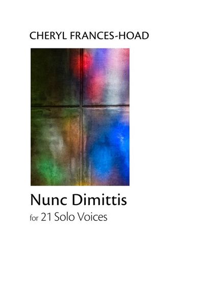 Nunc Dimittis : For 21 Solo Voices.
