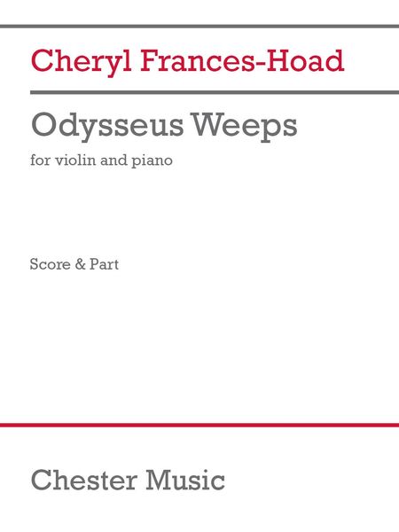 Odysseus Weeps : For Violin and Piano.