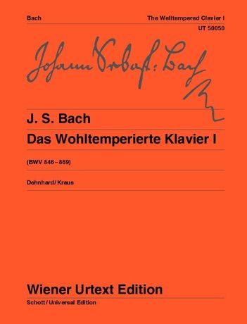 Well-Tempered Clavier I, BWV 846-869 / ed. From The Autograph & Manuscript by W. Dehnhard.