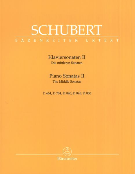 Klaviersonaten II : Die Mittleren Sonaten / edited by Walburga Litschuaer.