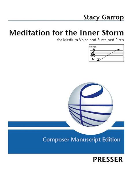 Meditation For The Inner Storm : For Medium Voice and Sustained Pitch.