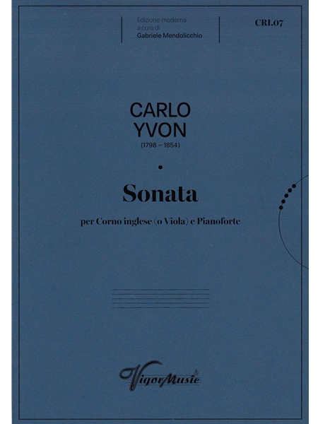 Sonata : Per Corno Inglese (O Viola) E Pianoforte / edited by Gabriele Mendolicchio.