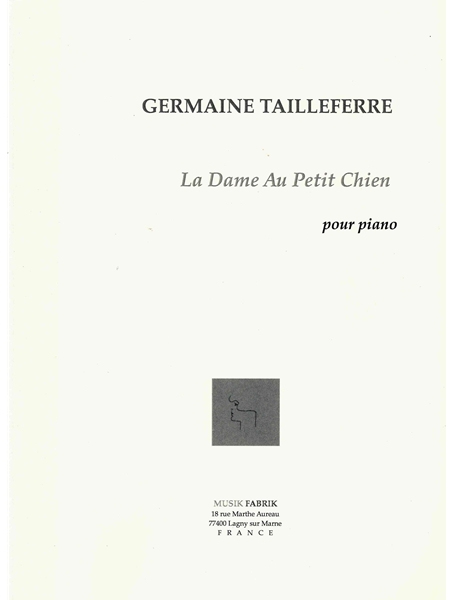 Dame Au Petit Chien : Pour Piano.