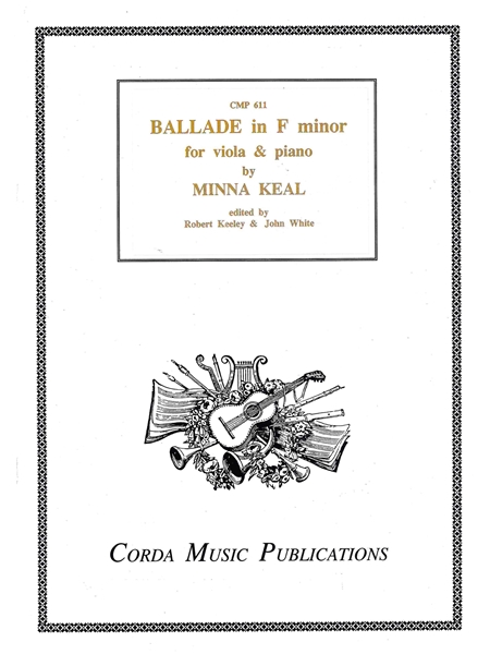 Ballade In F Minor : For Viola and Piano.