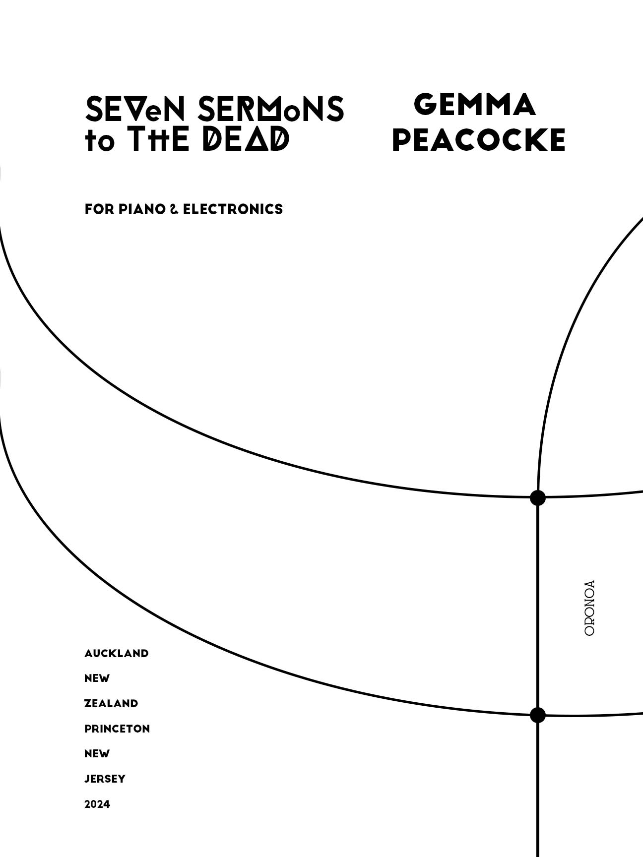 Seven Sermons To The Dead : For Piano and Electronics (2020).