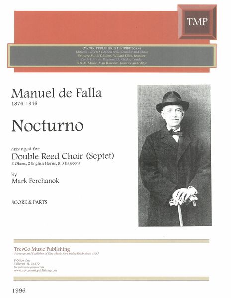 Nocturno : arranged For Double Reed Choir (Septet) by Mark Perchanok.