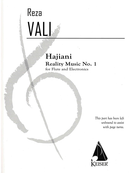 Hajiani - Reality Music No. 1 : For Flute and Electronics.