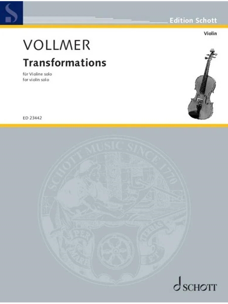 Transformations : For Violin Solo (2004).