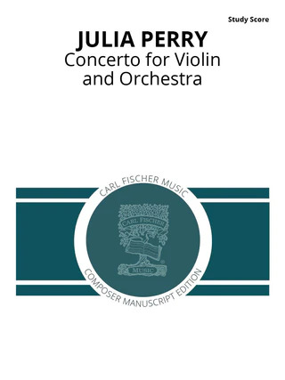 Concerto : For Violin and Orchestra (1963-1968) / edited by Roger Zahab (2022).