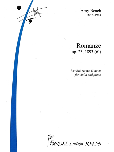 Romance, Op. 23 : For Violin and Piano (1893).