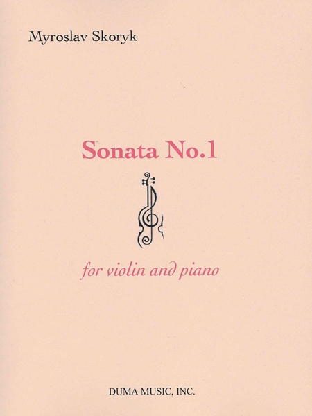 Sonata No. 1 : For Violin and Piano.