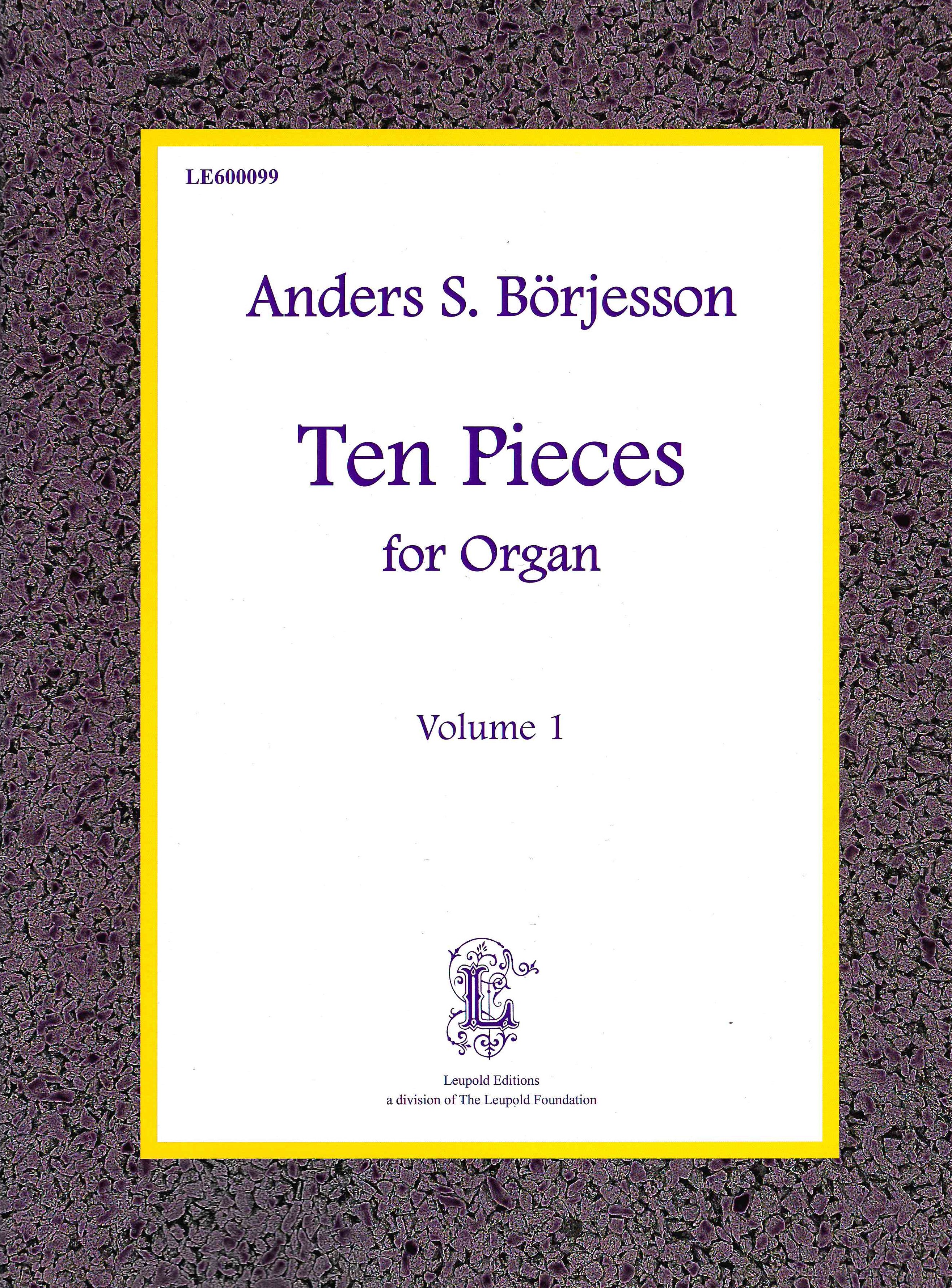 Ten Pieces For Organ, Vol. 1.