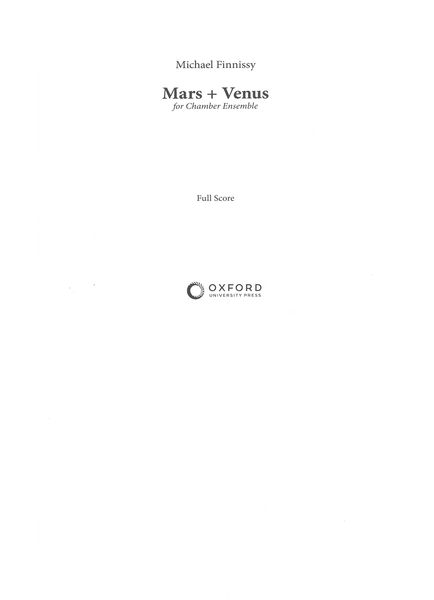 Mars + Venus : For Chamber Ensemble.