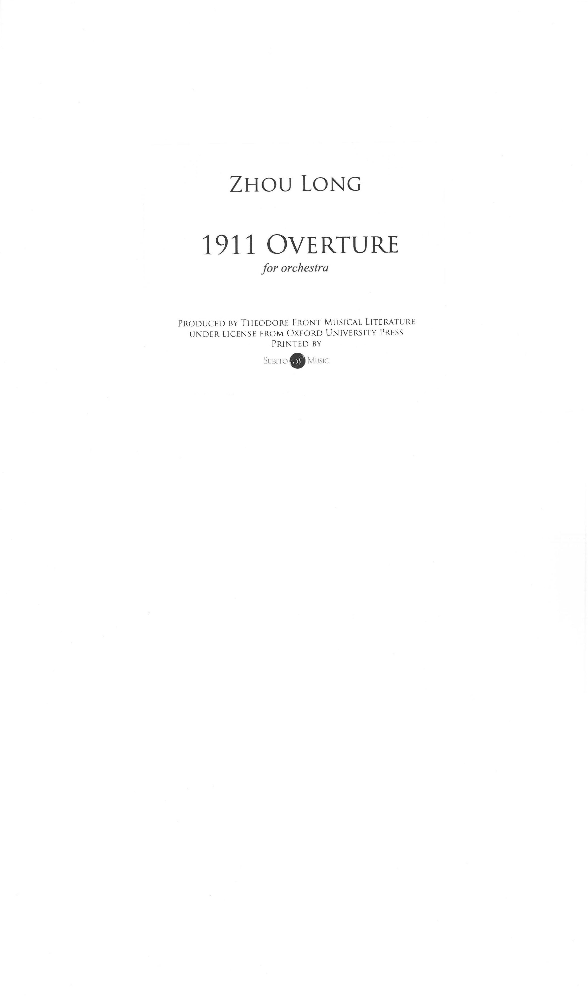 1911 Overture.