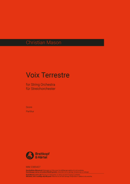 Voix Terrestre : For String Orchestra (2022).