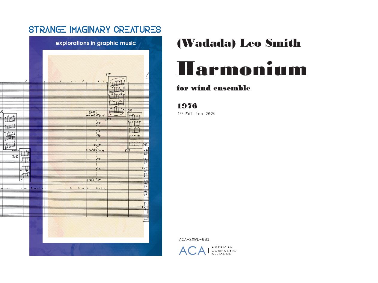 Harmonium : For Wind Ensemble (1976).