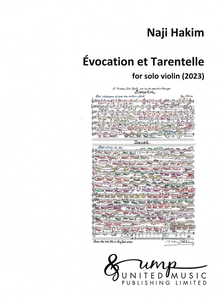 Evocation et Tarentelle : For Solo Violin (2023).