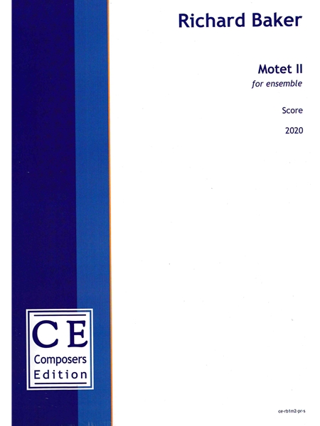 Motet II : For Ensemble (2020).