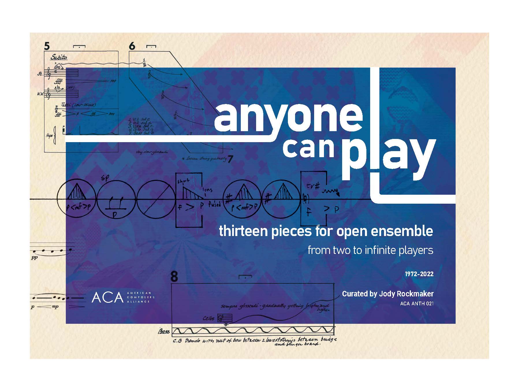 Anyone Can Play : Thirteen Pieces For Open Ensemble, From Two To Infinte Players, 1972-2002.