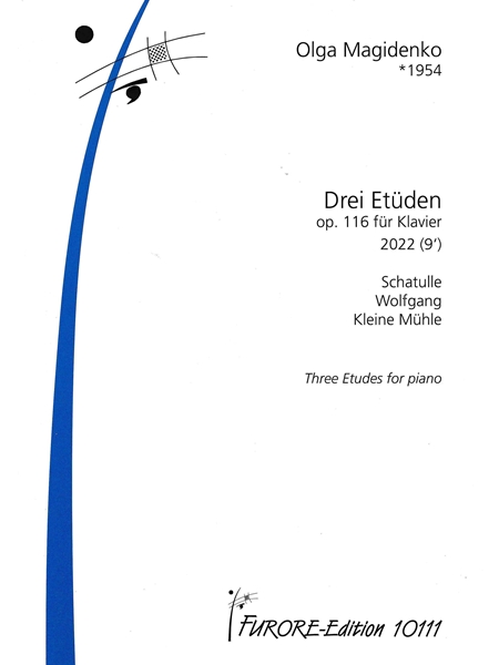 Drei Etüden, Op. 115 : Für Klavier (2022).