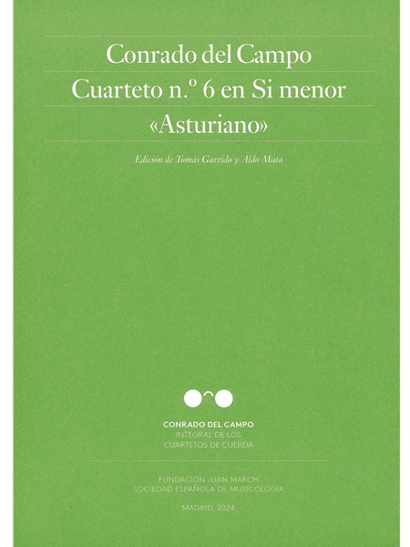 Cuarteto No. 6 En Si Menor (Asturiano) : Cuatro Estudios Sobre Cantos Populares Asturianos.