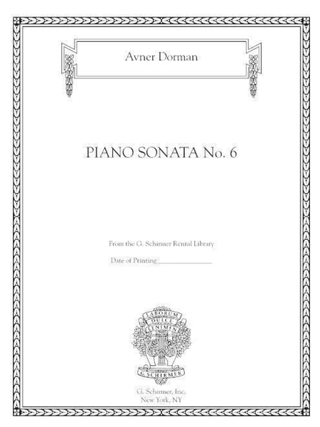 Piano Sonata No. 6.